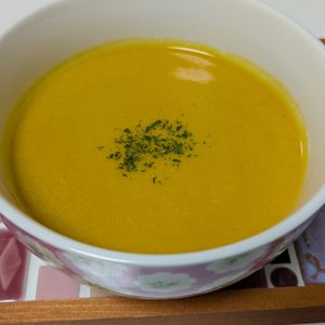 秋風の作ってみた!投稿(【レンジで時短！濃厚♡︎かぼちゃのスープ】簡単/子供が喜ぶ)