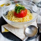 【おもてなし＆もちよりに】丸ごとトマトの冷やし汁パスタ
