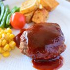 絶品！肉汁じゅわ〜ハンバーグ♪ お弁当にはミニサイズで