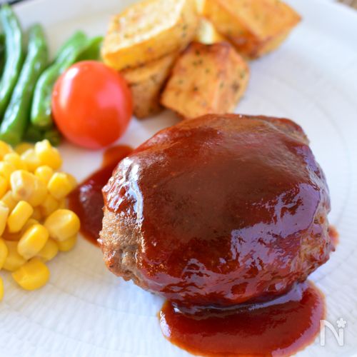 絶品!肉汁じゅわ〜ハンバーグ♪ お弁当にはミニサイズで