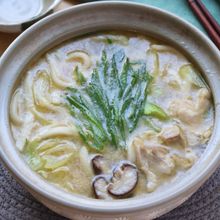 味噌香る！濃厚鶏白湯うどん