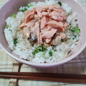 M＊Pの作ってみた!投稿(鮭のせ大根めし)