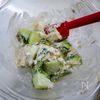 きゅうりとクリームチーズの梅肉和えの工程4