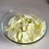 レンジだけ！豚バラキャベツの旨だれ蒸しの工程1