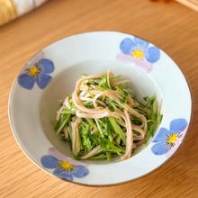 3分で完成！豆苗とハムのオイスター和え