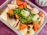 5分♡ほったらかしで作れる大根と人参の白だし煮【超ヘルシー】