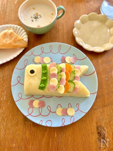 こいのぼりポテサラ