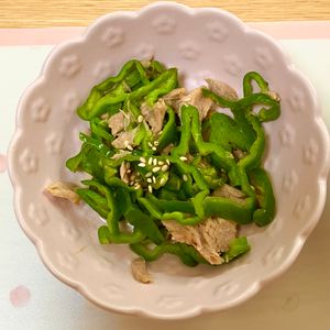 ありみの作ってみた!投稿(簡単すぐ出来る！無限ピーマン☆お通しや副菜に♪)
