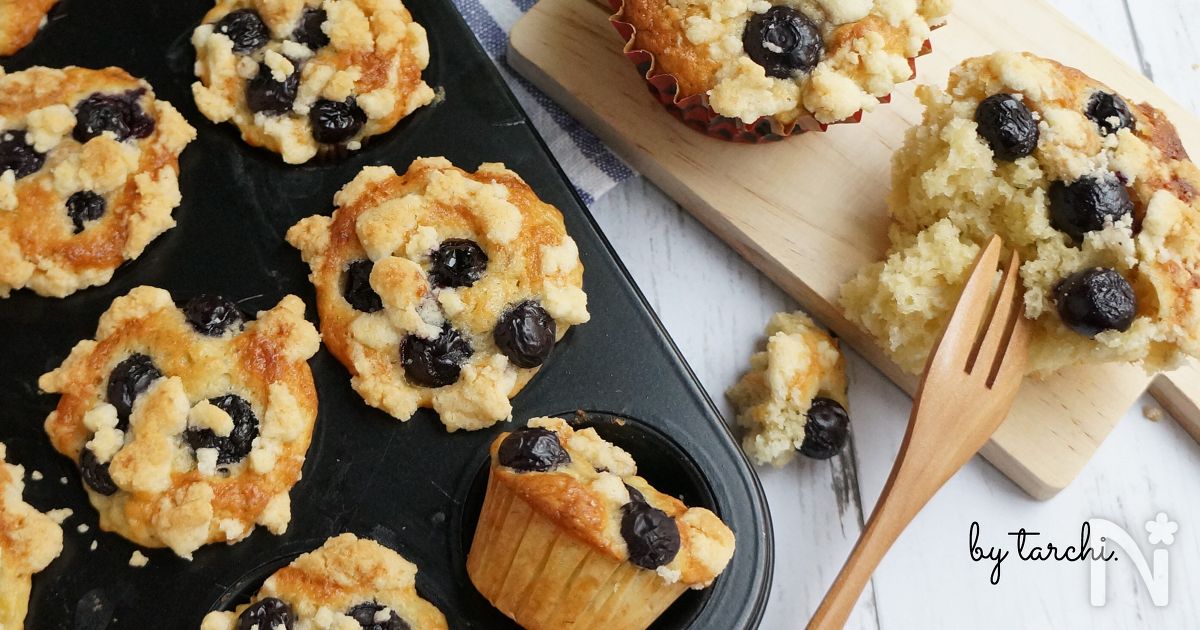 バナナとブルーベリーのマフィン レシピ