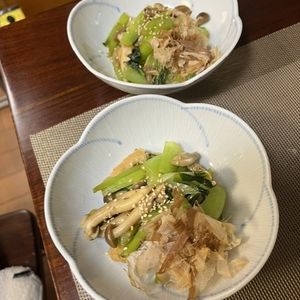 Hikeyの作ってみた!投稿(小松菜ならこれ！【小松菜と油揚げのおかか炒め】)