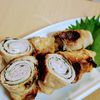 まゆのの作ってみた!投稿(【豚ロースの大葉チーズミルフィーユ巻き巻き】ジューシー♪)