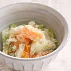 セロリとみかんのカッテージチーズサラダ