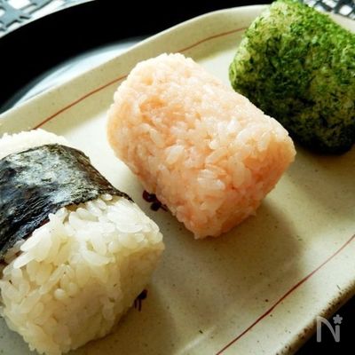 ３種のこんぶ茶おにぎり