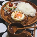 びっくりドンキー風・ハンバーグソース。