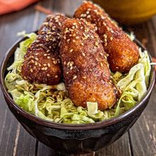 バリ旨♡ソース《豆腐カツでソースカツ丼》