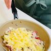 【じゃがいもカレー炒め】包丁使わずできる!誰でもワンパンの工程2