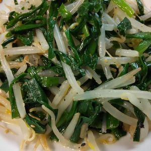 マルグリートの作ってみた!投稿(レンジで簡単♪もやしとニラのうま塩ナムル)