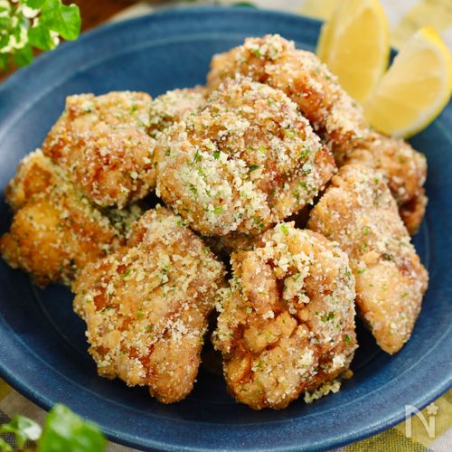 だし香る！【粉チーズのザクザクから揚げ】
