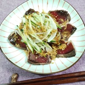M＊Pの作ってみた!投稿(【わさび香る！かつおカルパッチョ】10分で完成！火を使わない)