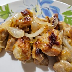 Maiの作ってみた!投稿(【揉んで焼くだけ！カレーマヨチキン】簡単・節約♪)