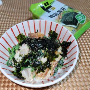 ヴェルの作ってみた!投稿(【ほうれん草とちくわの海苔マヨ和え】レンジ2分ですぐビール)