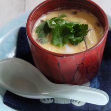 お鍋de手軽に茶碗蒸し