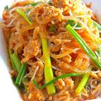 水戻し不要♪『春雨と豚ひき肉のチリソース煮』【#レンジ】