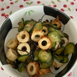 万福の作ってみた!投稿(【きゅうりとちくわの塩昆布おかかあえ】この副菜大好き！)