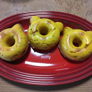 ももの作ってみた!投稿(【南瓜の米粉ドーナツ】南瓜の甘味♡ふんわり＆もっちり♬)