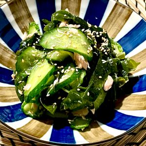 michuの作ってみた!投稿(簡単！和えるだけ【きゅうりとわかめのやみつきツナサラダ】)