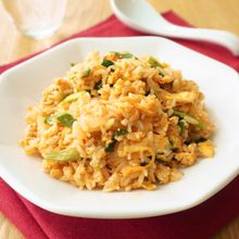 【しらたきキムチチャーハン】ヘルシーなのにボリューム満点！