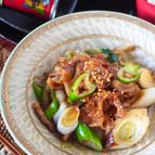 【タレでご飯おかわり】やわらか豚とたっぷりねぎのスタミナ炒め