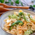 ＊ブロッコリーとパスタと卵のサラダ＊
