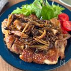 【きのこたっぷり♪和風チキンソテー】ワンパンで簡単◎