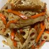 1009785の作ってみた!投稿(【旨すぎる!れんこんとさつま揚げのきんぴらポン酢】リピ確定♡)
