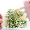 【レンジで簡単】長ねぎとしらすの中華あえの工程3