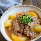 下茹でなし♪大根と柔らか牛こまのとろみ煮