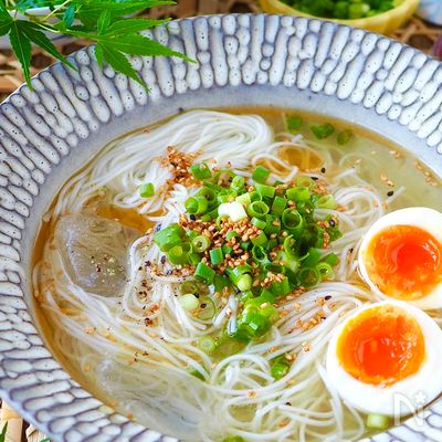 【汁まで完食！うま塩そうめん】保存版！大人気のアレンジ素麺