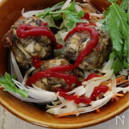 舞茸の肉団子風