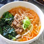 ［担々春雨］火も包丁も不要！レンジ完結！パパッと10分！簡単
