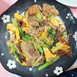 milkの作ってみた!投稿(旨味が詰まった!豚と小松菜の中華炒め)