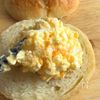 蒸しベーグルのチーズたまごサンドの工程3