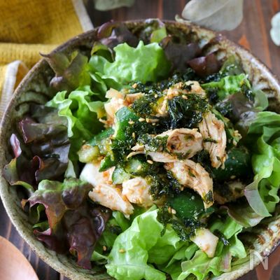 早ウマ♪【しっとり鶏ささみときゅうりの豆腐サラダ】