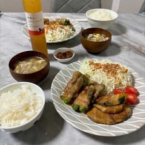 ぽてちの作ってみた!投稿(肉巻きピーマンのバター醤油照り焼き【#作り置き#冷凍保存】)
