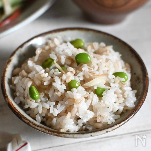 美味しい香りがふわっと♡【枝豆しょうがごはん】