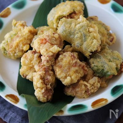 豚ガリ揚げ。