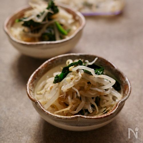 10分で栄養満点♡【しらす塩麹ナムル】