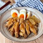 初夏にぴったり！とろ旨仕上げ♪【香ばし手羽中のさっぱり煮】