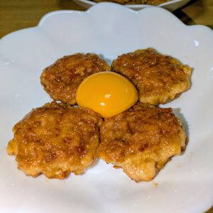 joe sanの作ってみた!投稿(【ふわふわ鶏つくね】材料4つですぐできる！)