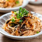 簡単おつまみ『塩昆布えのきキムチ』